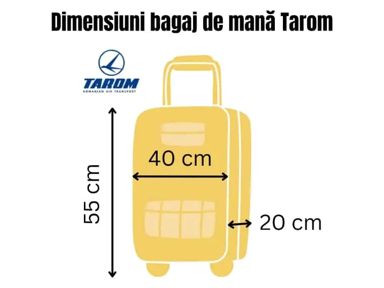 bagaj de mana pentru tarom